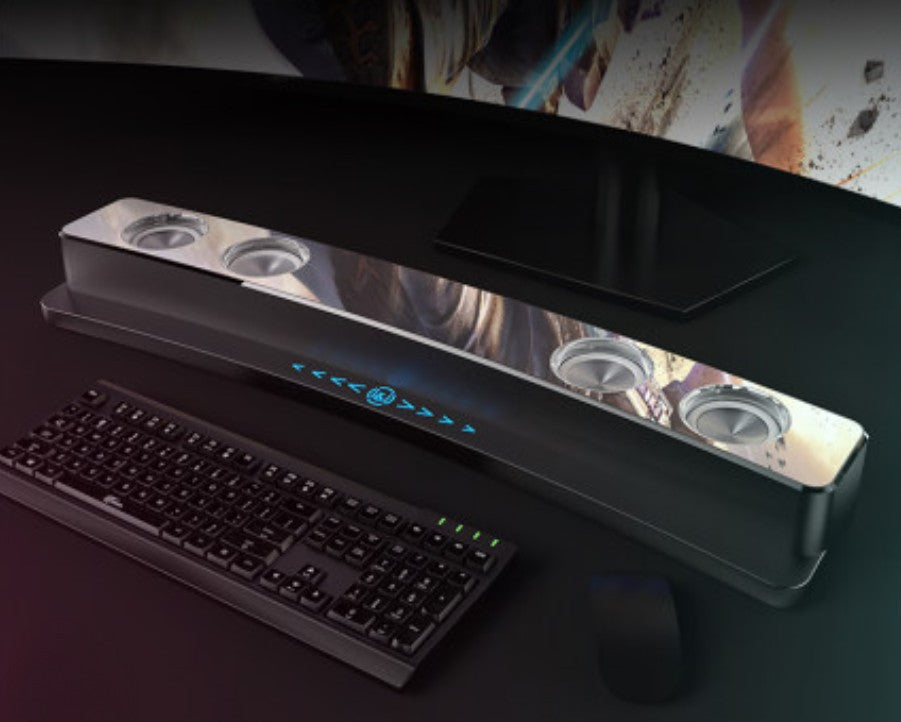 Głośnik Bluetooth do gier z podświetleniem RGB i budzikiem