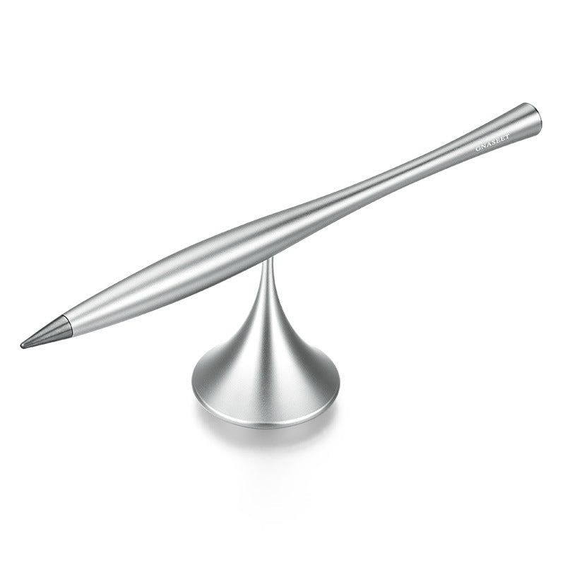 Inkless Eternal Metal Pen With Replaceable Tip And Spinning Base Aluminum Shell
