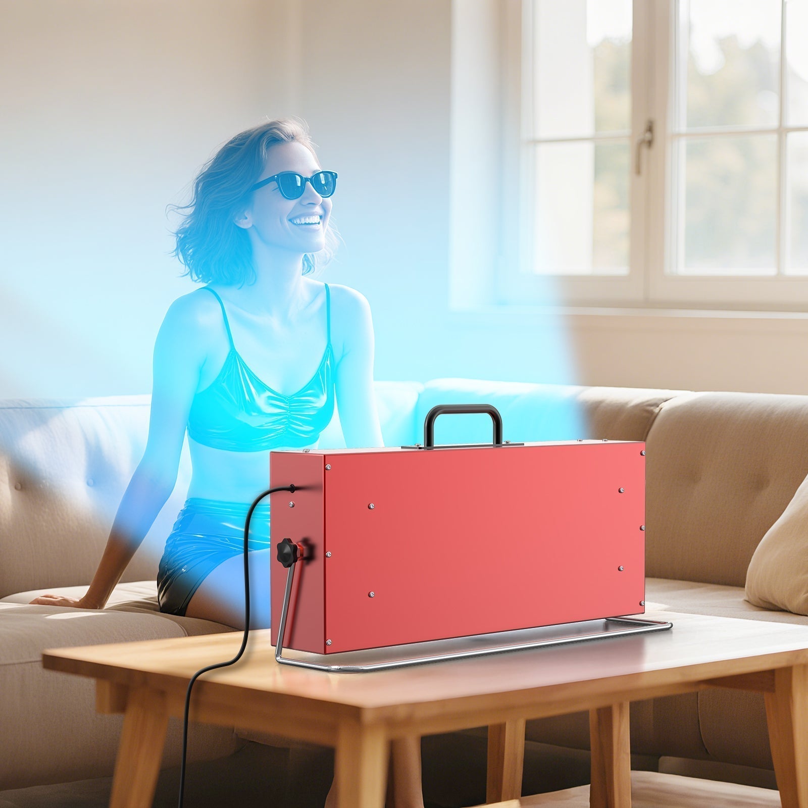 Sun Tanning Lamp For Home Use Delivers Consistent Glow And Natural Tan