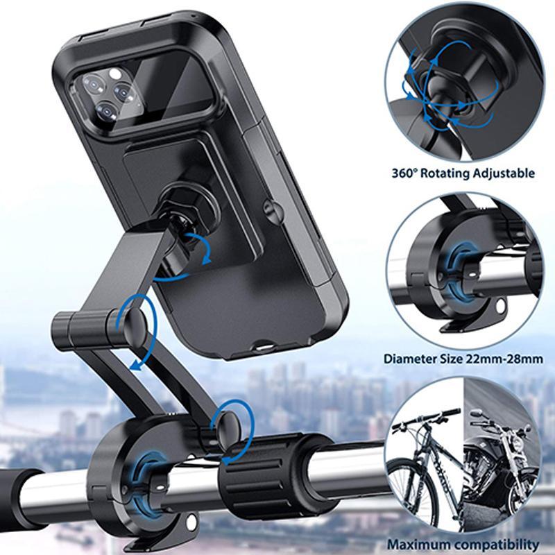 Waterproof 15W Power Bank For Bike Bar Phone Mount