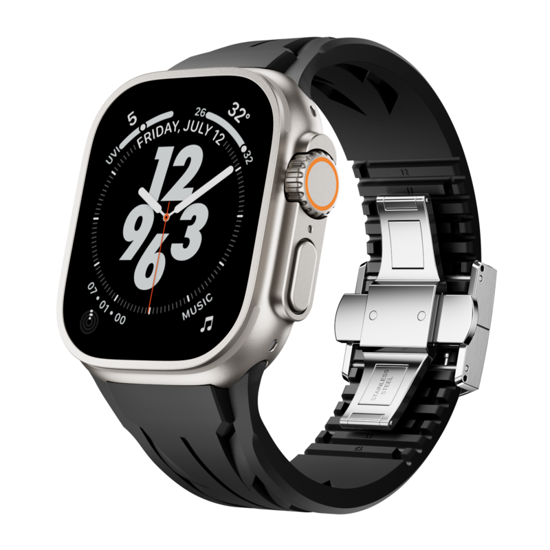 ApexWear FKM Band For Apple Watch Sports Inspired Smartwatch Accessory