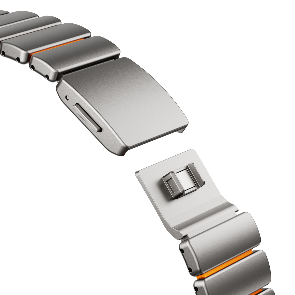 Gemini Pro Strap Titanium For Everyday Wear And Smartwatches
