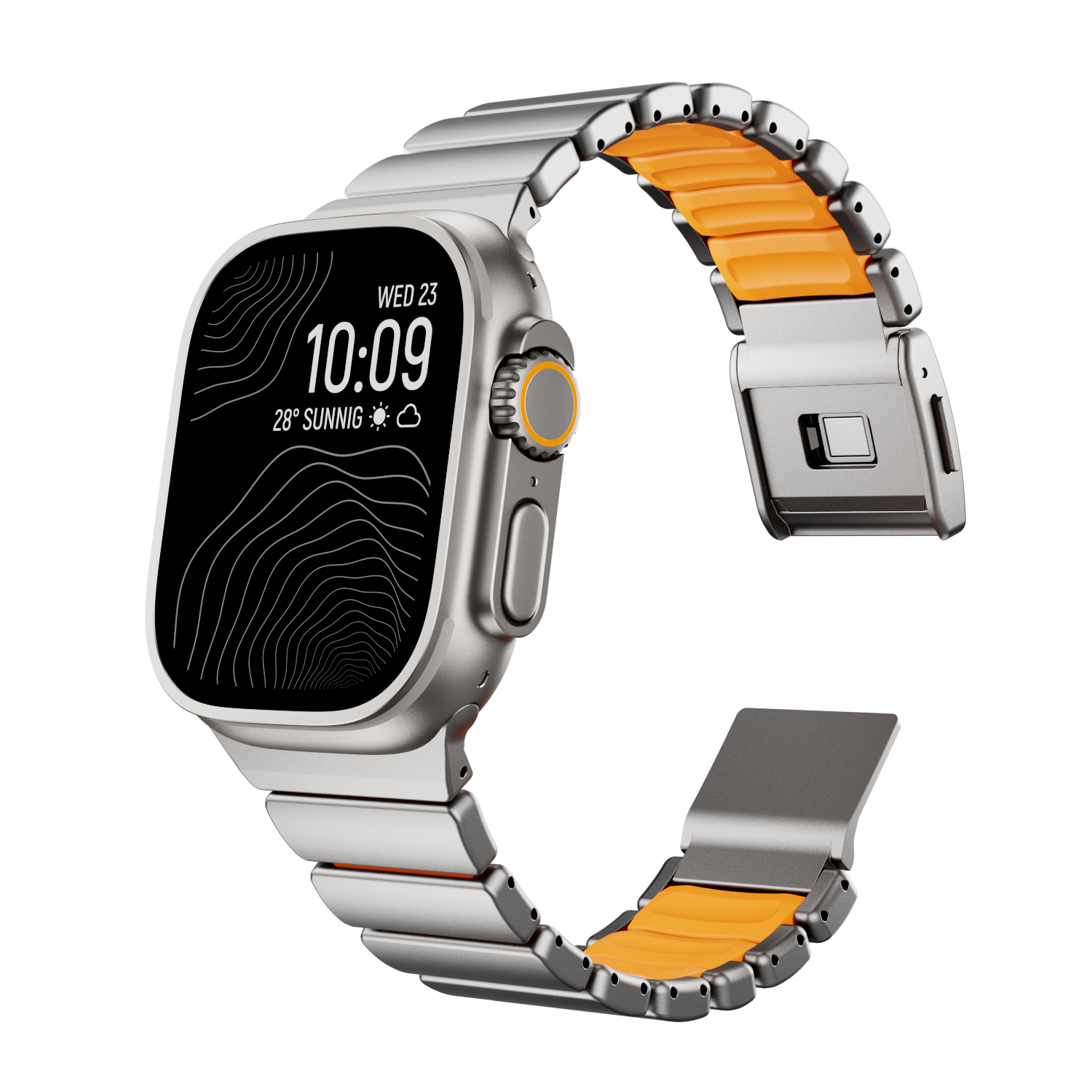 Gemini Pro Strap Titanium For Everyday Wear And Smartwatches