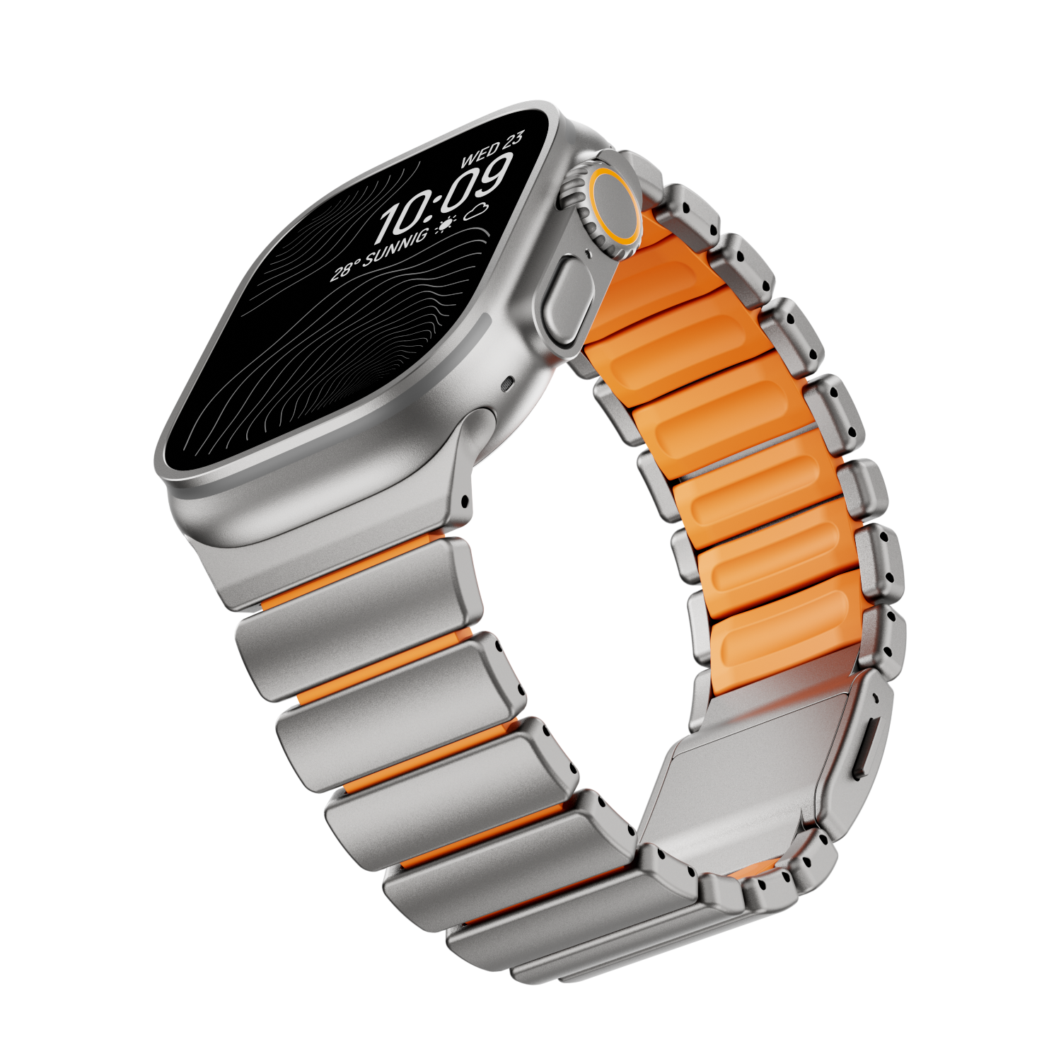 Gemini Pro Strap Titanium For Everyday Wear And Smartwatches