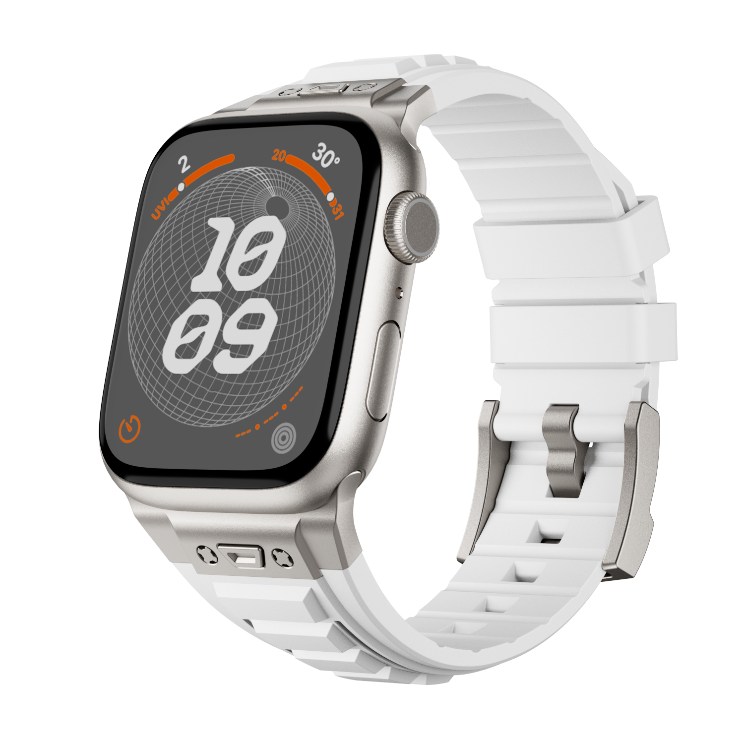AeroGuard Ventilert taktisk silikonrem for Apple Watch