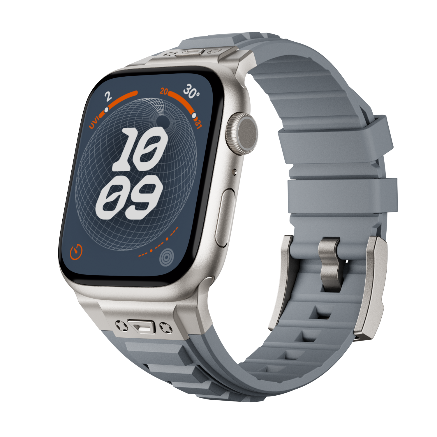 AeroGuard Ventilert taktisk silikonrem for Apple Watch