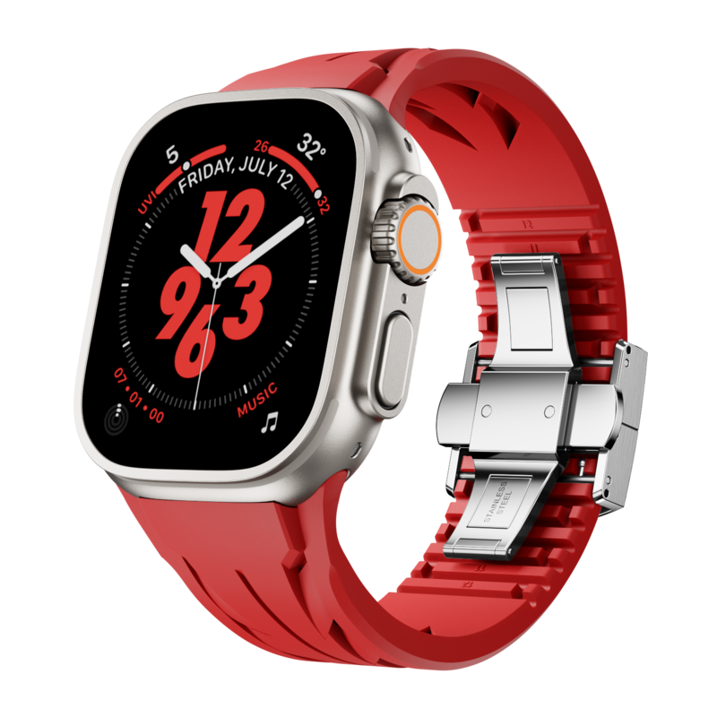 ApexWear FKM Band For Apple Watch Sports Inspired Smartwatch Accessory