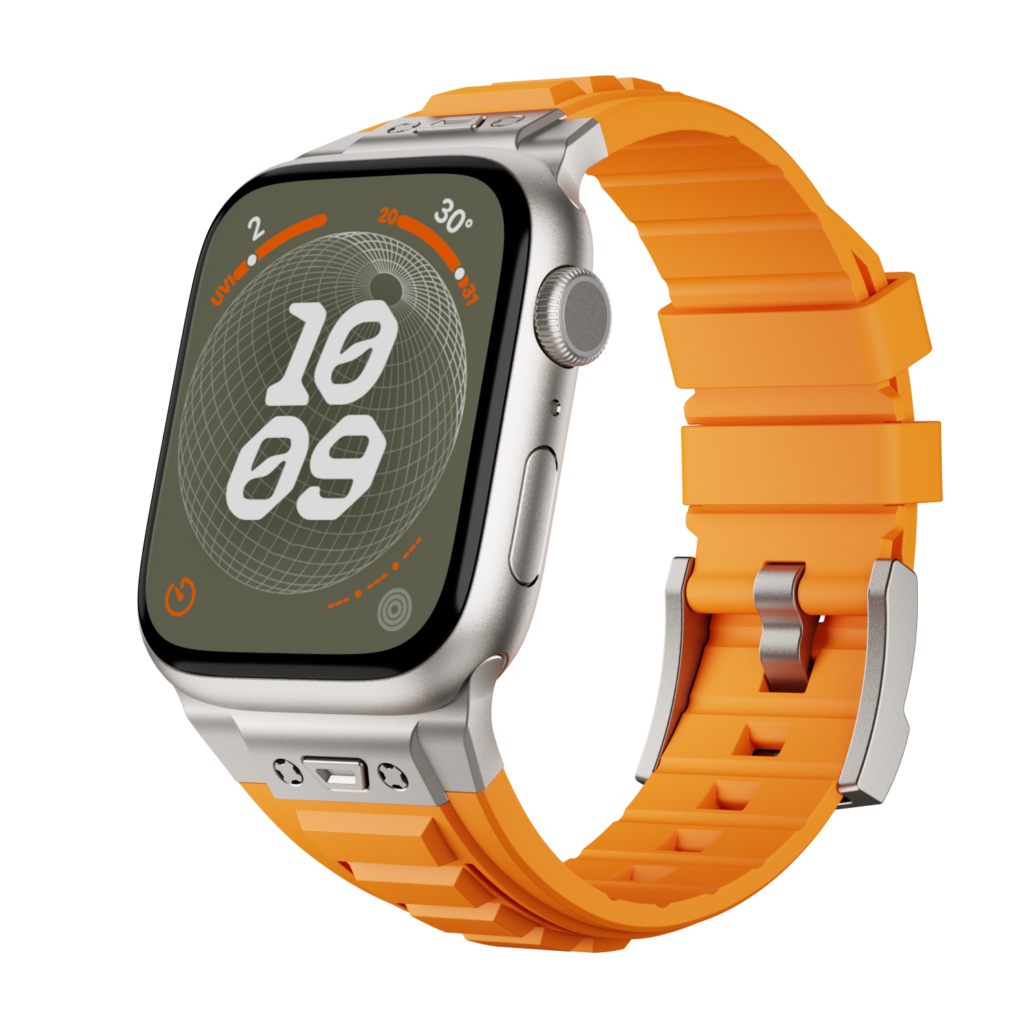 AeroGuard Ventilert taktisk silikonrem for Apple Watch