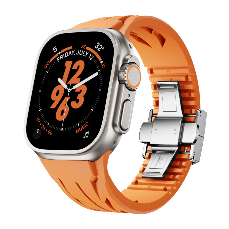 ApexWear FKM Band For Apple Watch Sports Inspired Smartwatch Accessory