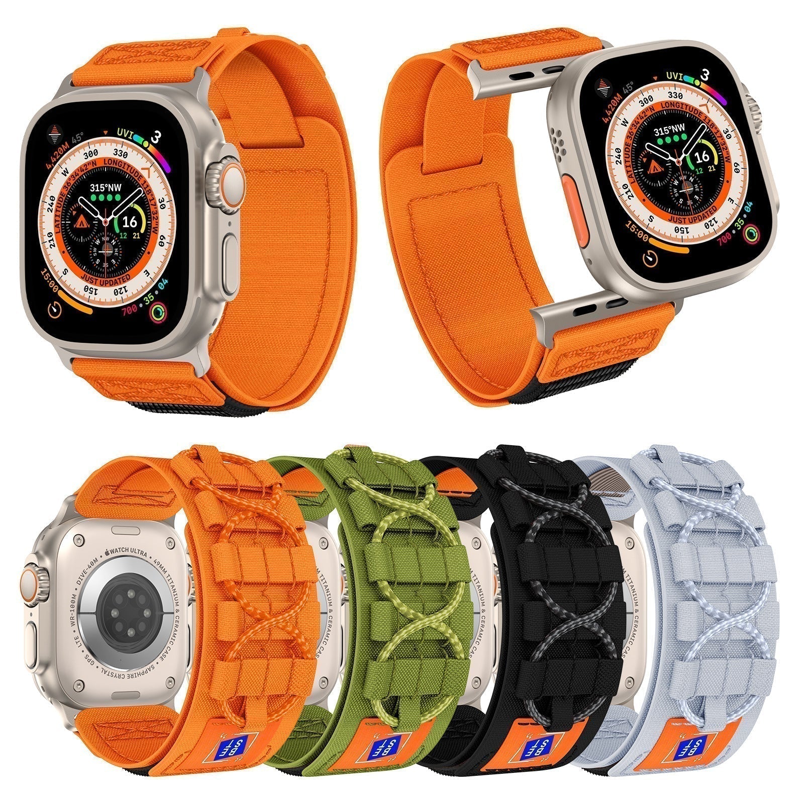 Nylonový řemínek BreezeWeave pro Apple Watch Comfort Fit na celý den