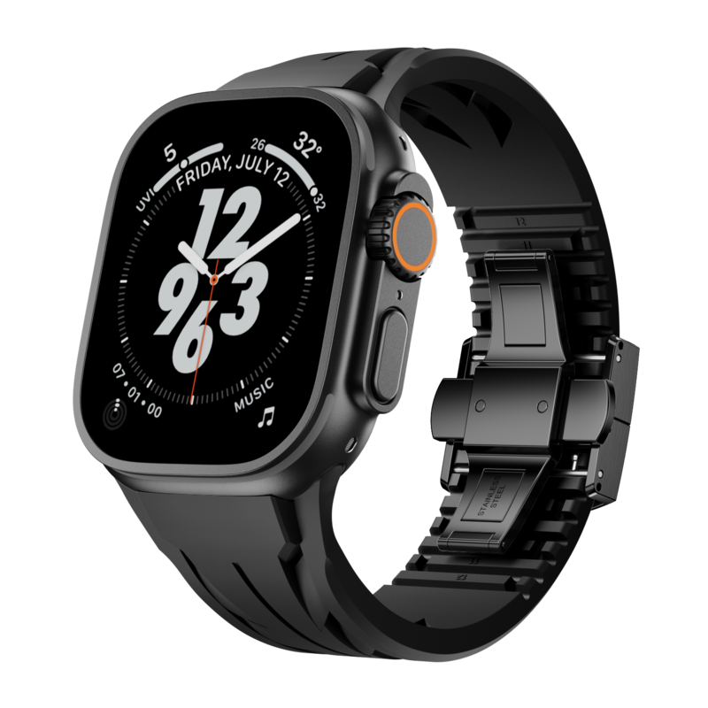 ApexWear FKM Band For Apple Watch Sports Inspired Smartwatch Accessory