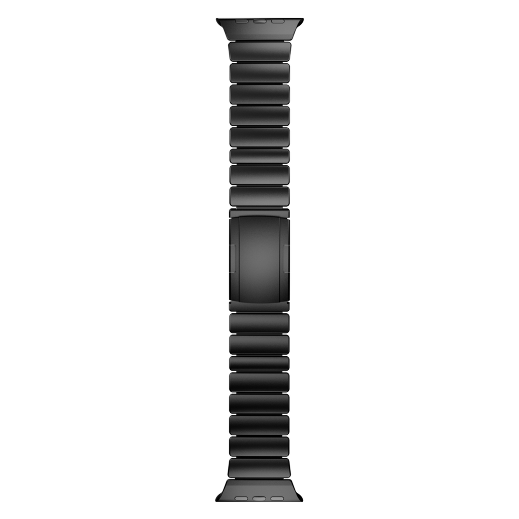 Gemini Titanium Band for Apple Watch Ultra With Matte Finish and Polished Links