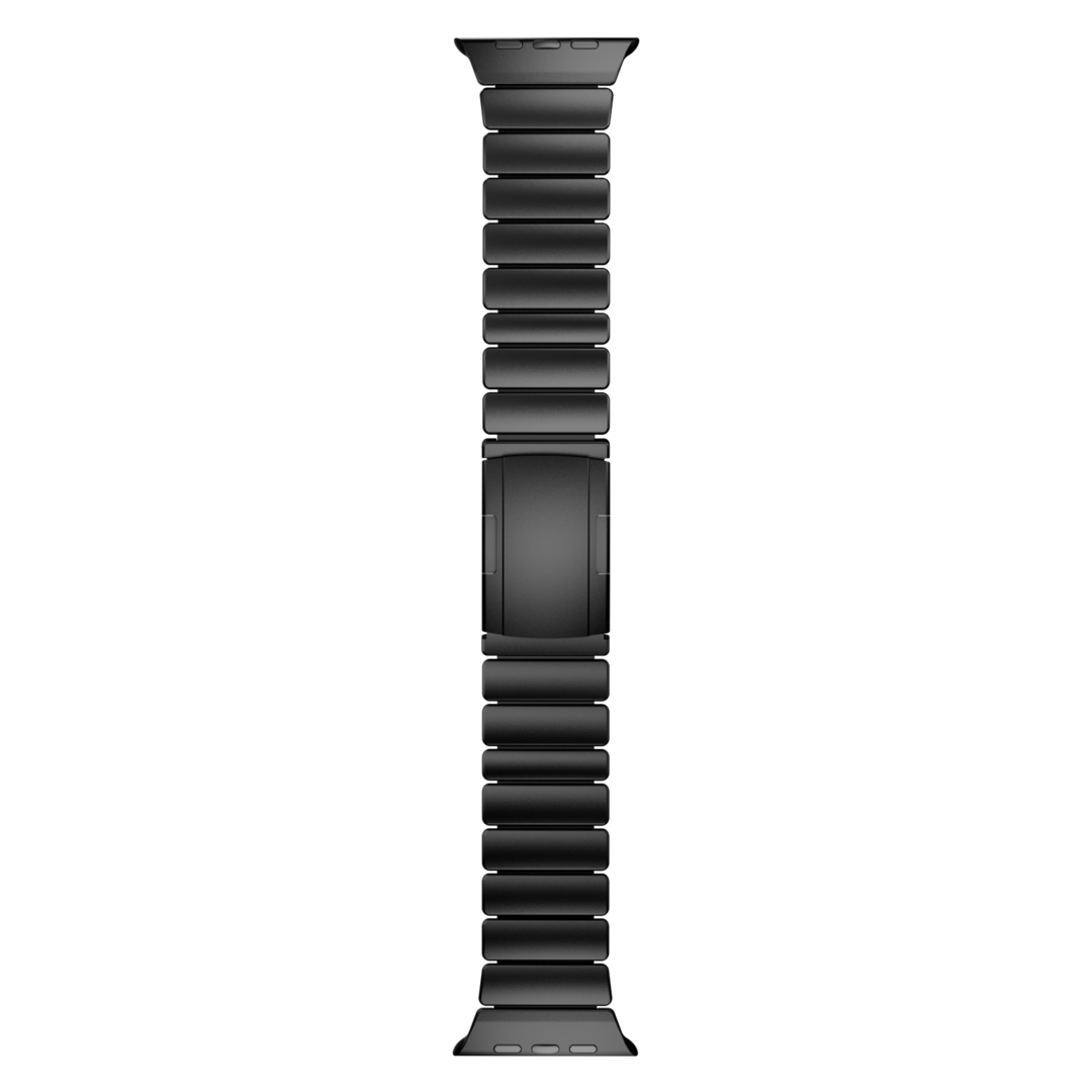 Gemini Titanium Band for Apple Watch Ultra With Matte Finish and Polished Links