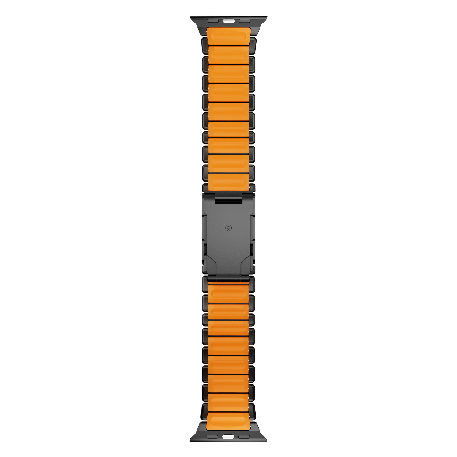 Gemini Titanium Band for Apple Watch Ultra With Matte Finish and Polished Links