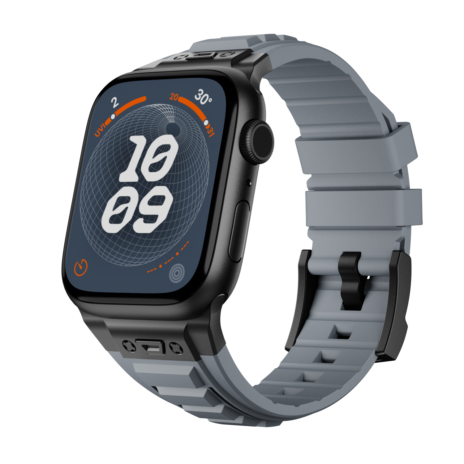 AeroGuard Ventilert taktisk silikonrem for Apple Watch