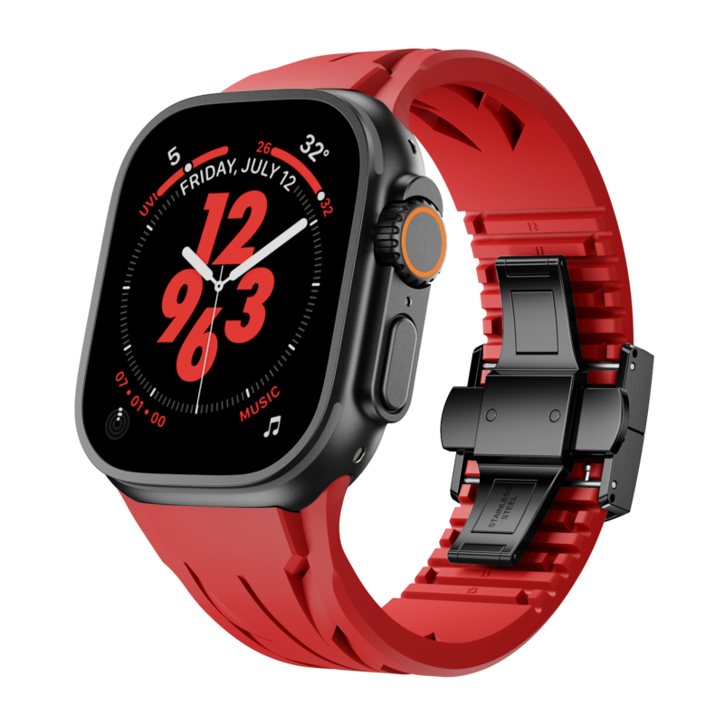 ApexWear FKM Band For Apple Watch Sports Inspired Smartwatch Accessory