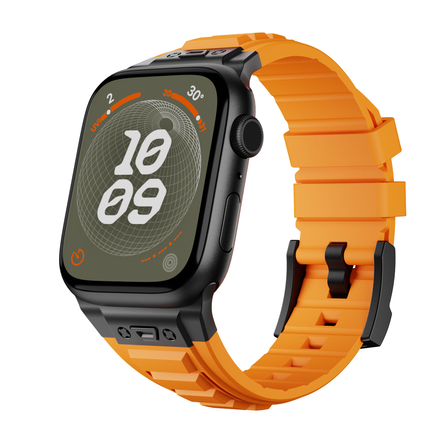 AeroGuard Ventilert taktisk silikonrem for Apple Watch