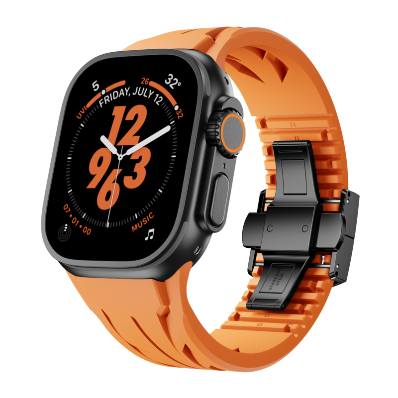 ApexWear FKM Band For Apple Watch Sports Inspired Smartwatch Accessory