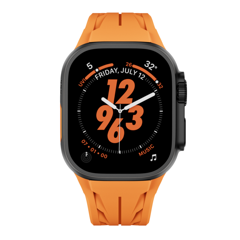 Řemínek Apple Watch z hyperauta s odvážným designem a lehkým pohodlím