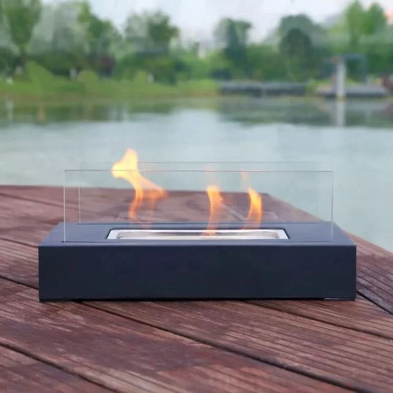 EmberNova Tabletop Bioethanol Fireplace For Indoor Or Outdoor Use