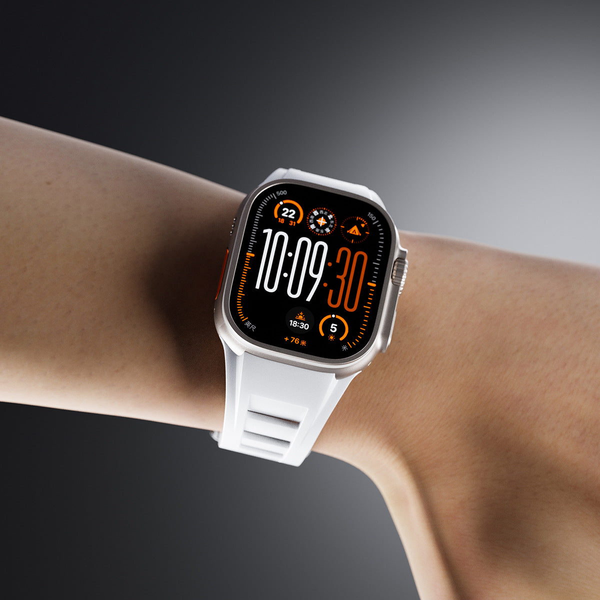 Bracelet Apple Watch NovaFlex en caoutchouc fluoré résistant à la chaleur