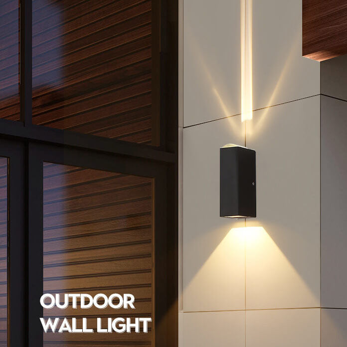 Luz Exterior Impermeable con Iluminación Ascendente y Descendente IP65 6W-10W 600-1000 Lúmenes