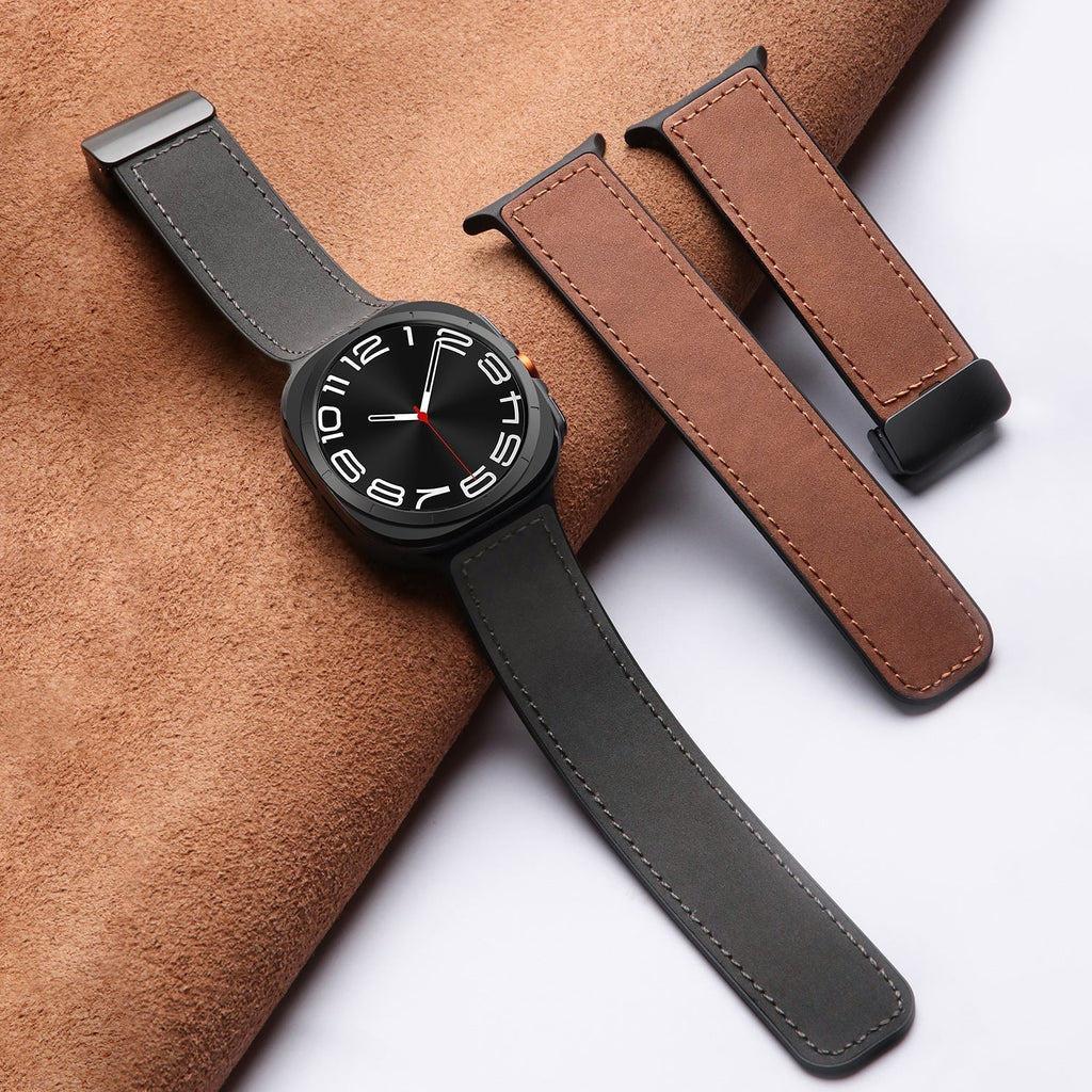 AstraWear magnetyczny pasek skórzano-silikonowy do Samsung Ultra