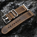 LuxeAnchor Handmade Vintage Leather Strap For Apple Watch