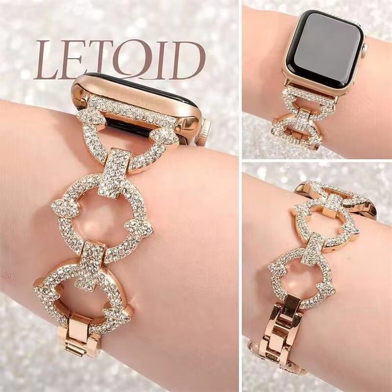 AuroraLink Diamond Link Pro -ranneke Apple Watchille