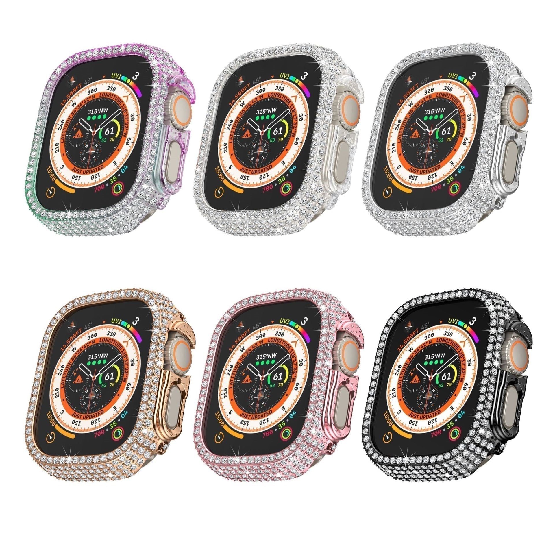 Custodia LumaLux Diamond a Copertura Totale per Apple Watch Elite