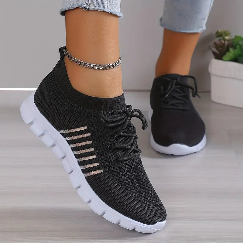 Breathable Lace-Up Shoes For Women Running Everyday Activities