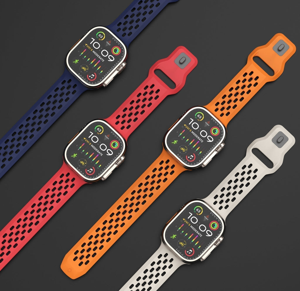 NovaFlex FKM prodyšný pásek pro Apple Watch Comfort