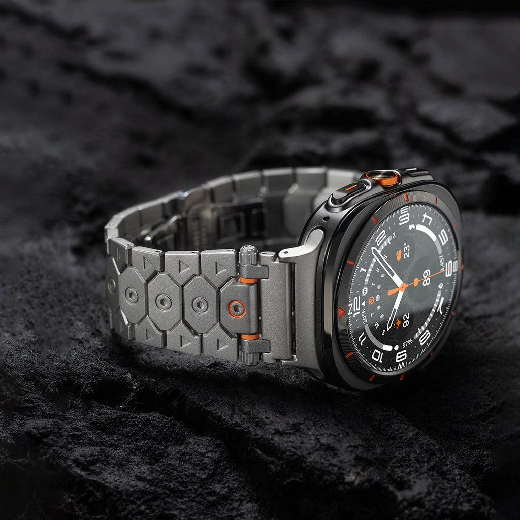 Correa Astra Geométrica de Acero Inoxidable para Galaxy Ultra