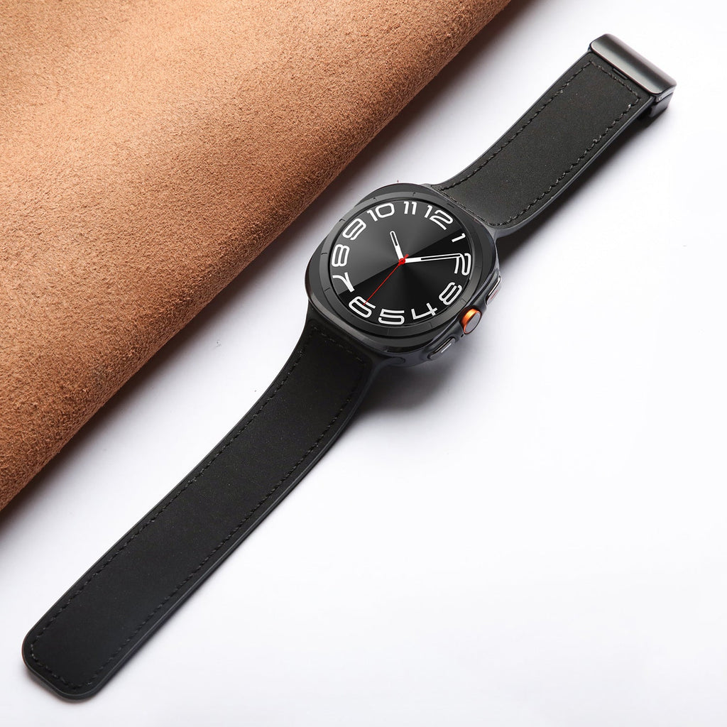 AstraWear magnetyczny pasek skórzano-silikonowy do Samsung Ultra