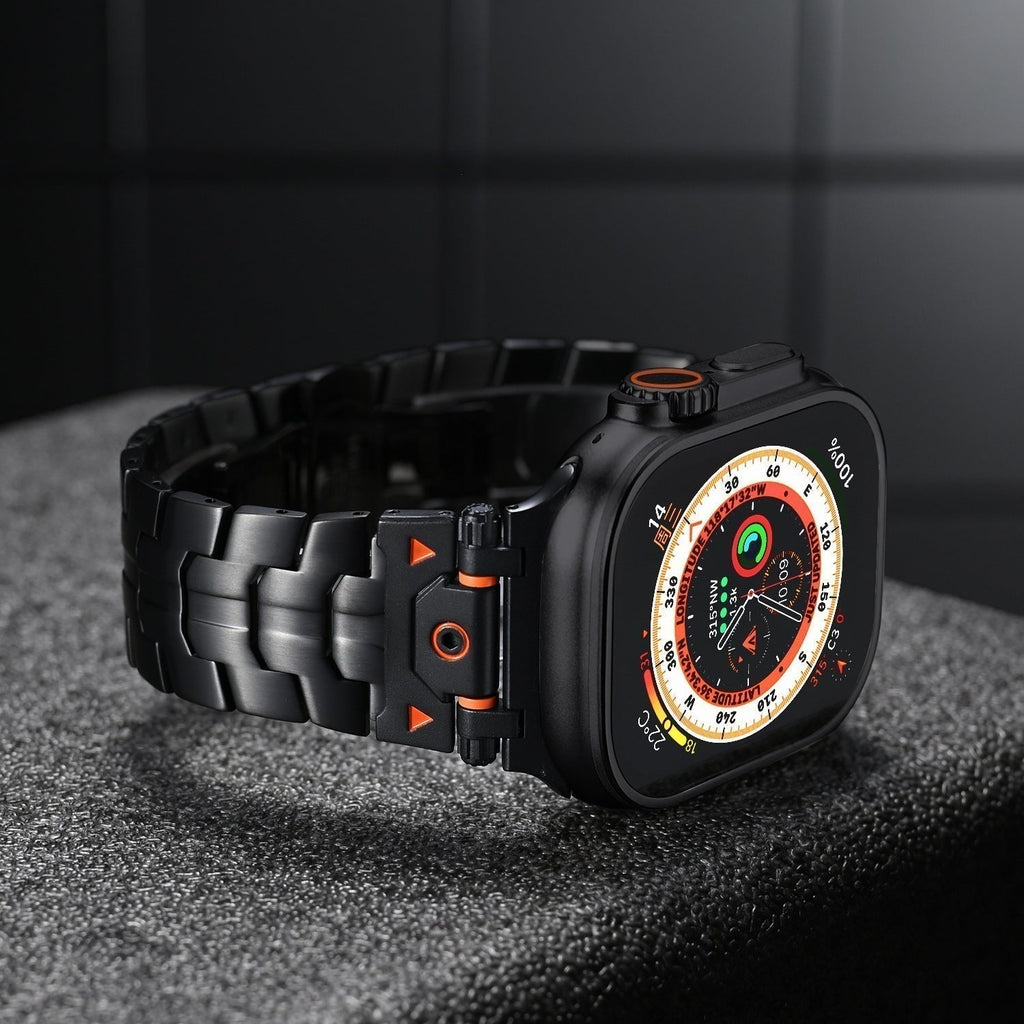 Cinturino a maglie in acciaio inox Aurora Forge per Apple Watch