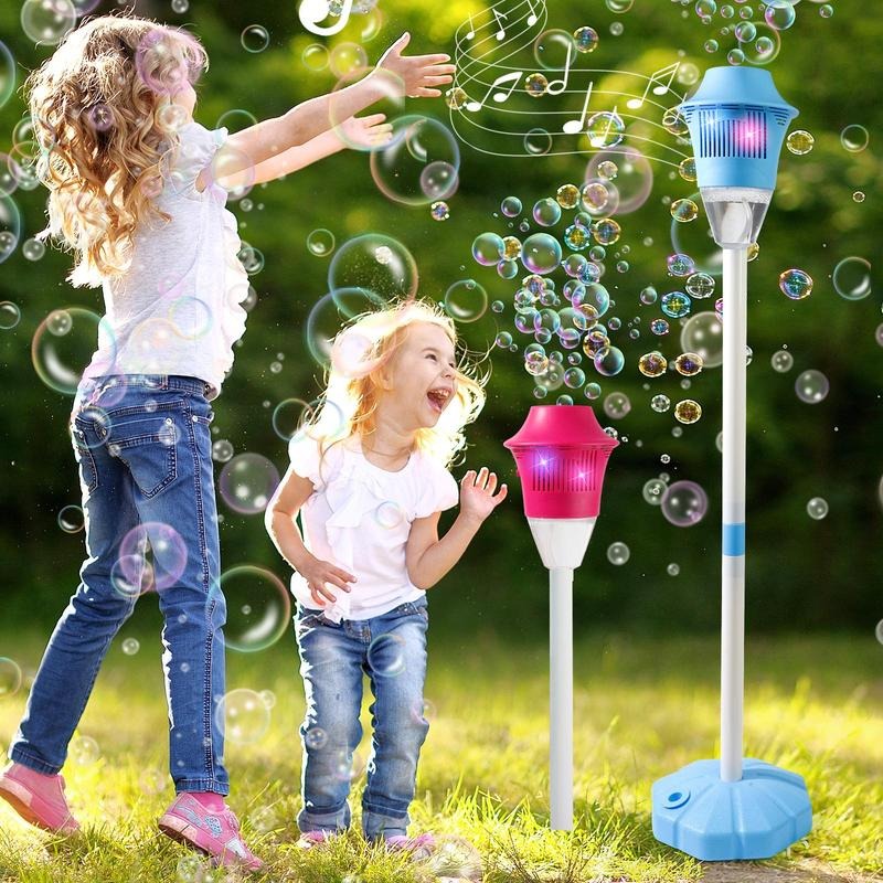 BubbleFun Máquina de Bolhas Portátil para Crianças, Altura Ajustável, 20.000 Bolhas por Minuto