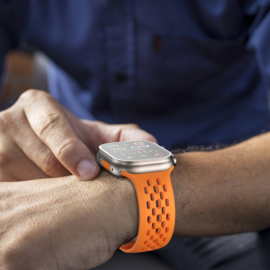 NovaFlex FKM prodyšný pásek pro Apple Watch Comfort