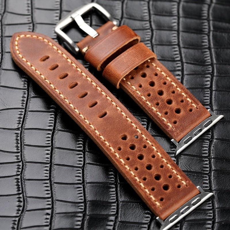 ForgeCrest vintage bőrszíj Apple Watch Ultrahoz