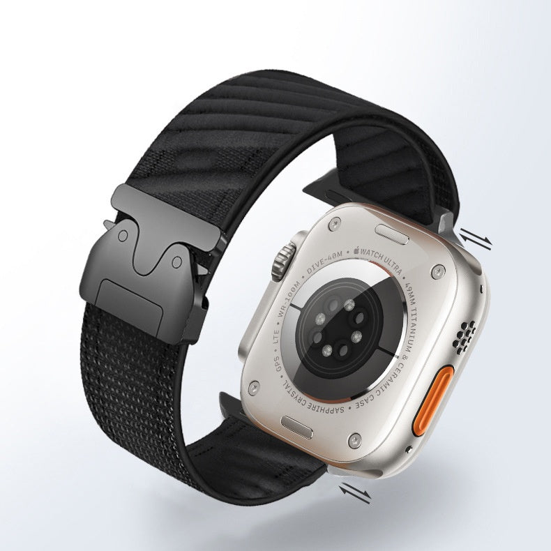 SkyWeave keper nylon parachutebandje voor Apple Watch