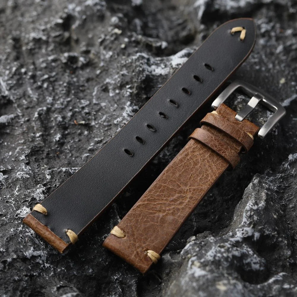 HarborLoom Cracked Vintage Handmade Strap for Apple Watch