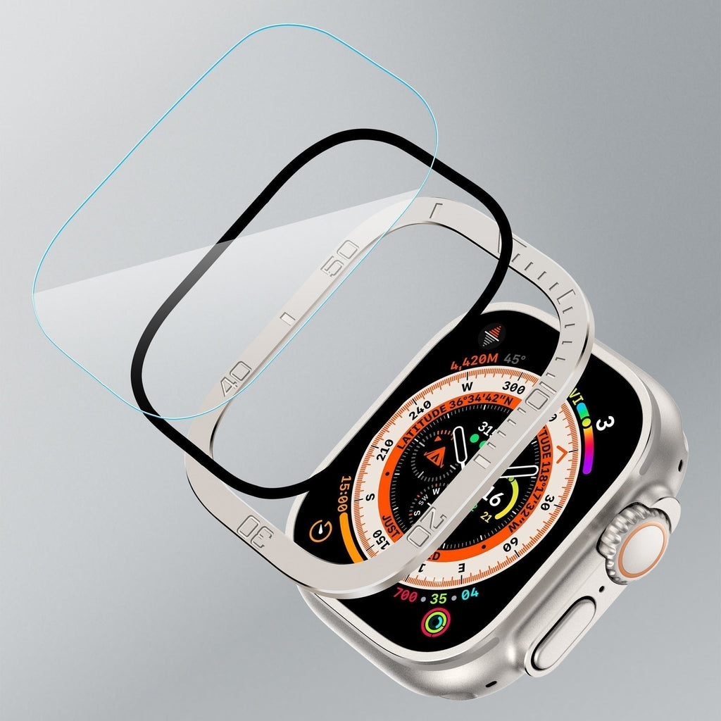 ZenGuard Full Coverage Glass Protector For Apple Watch Ultra And Ultra 2