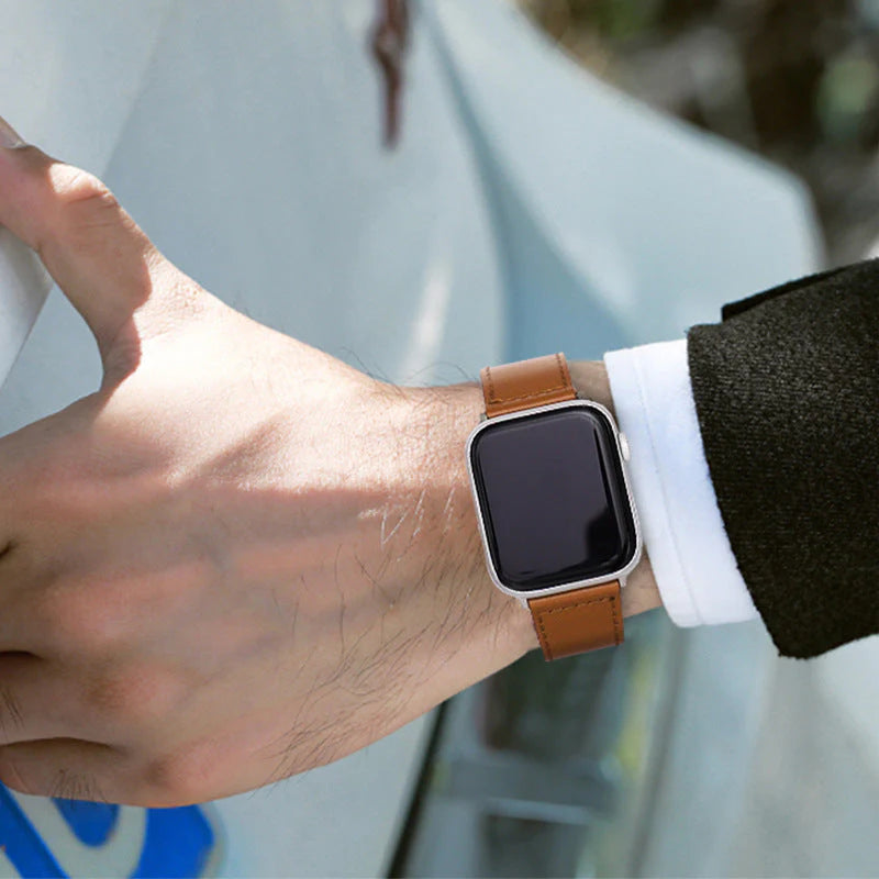 NovaBand Vegan Leather Strap for Apple Watch 140-220mm