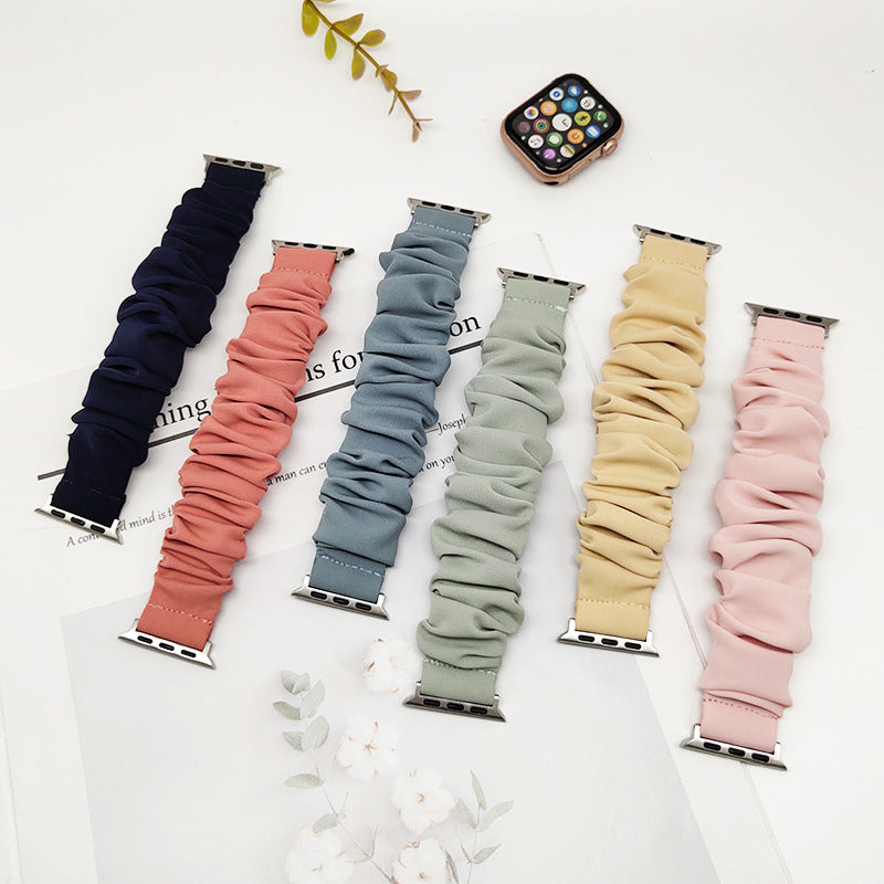 Banda AstraWeave pentru Apple Watch Luxe Comfort, tip scrunchie