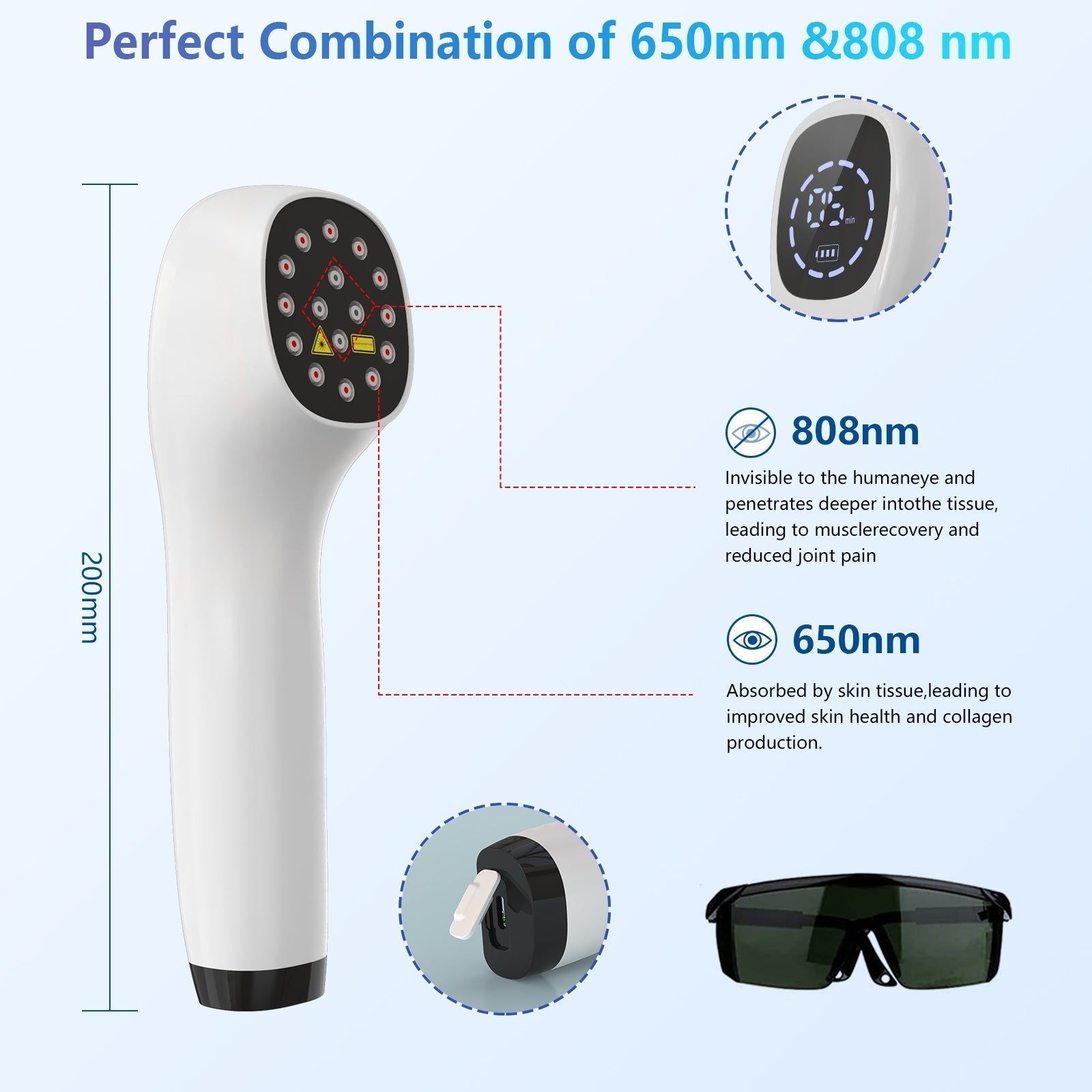 Muscle Reliever Premium Edition Compact Handheld Laser Device