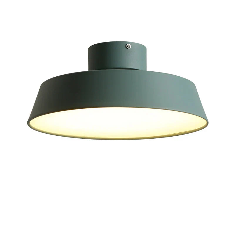 Plafonnier LED rond fin nordique Nordia pour espaces de vie