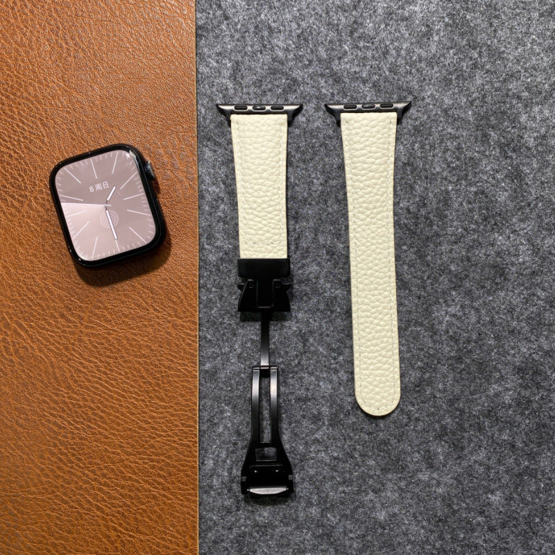 NovaTrail lærrem med magnetisk spenne for Apple Watch