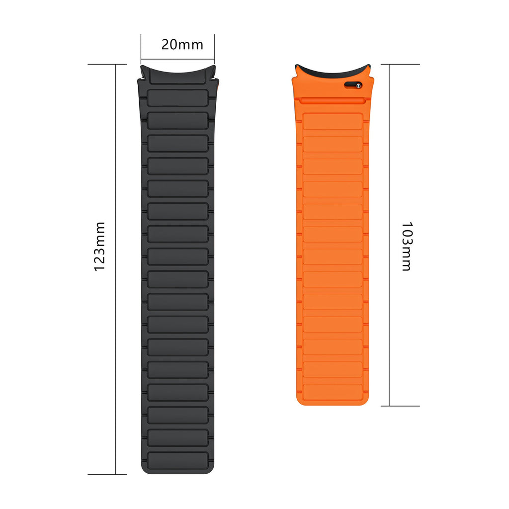 NovaFlex Magnetic Silicone Band for Galaxy Watch 4-7