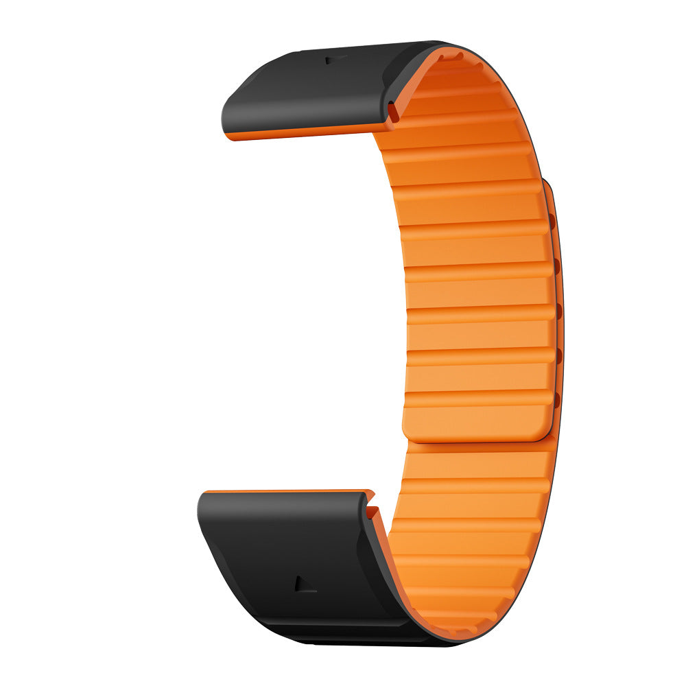 LumaFlex Çift Renkli Silikon Manyetik Kayış Garmin Saat İçin
