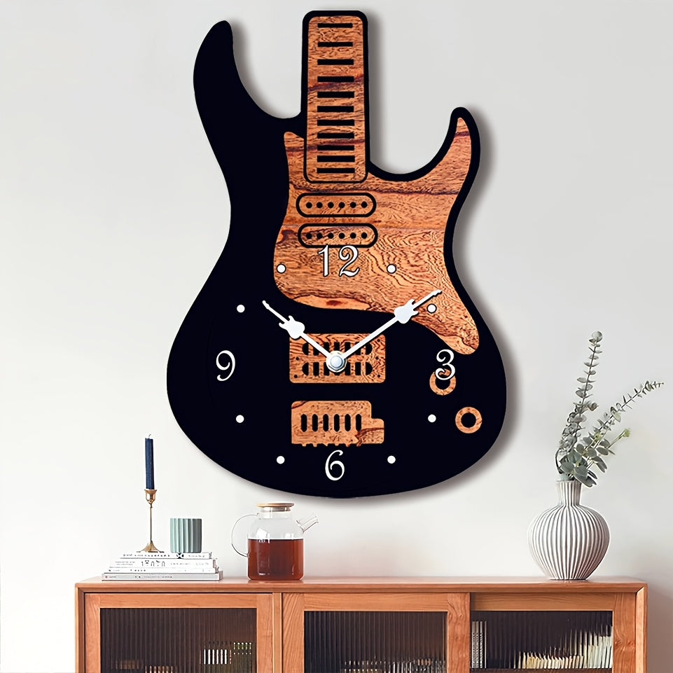 Zegar gitarowy Melodytime dla fanów muzyki – dekoracja do domu na dziś