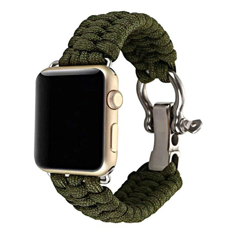 SummitForge Paracord Survival Band For Apple Watch Outdoor